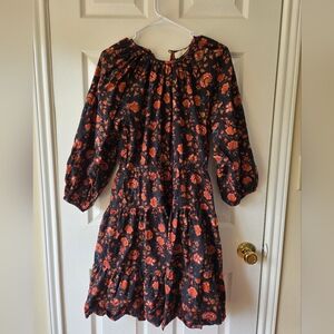 The Great Dress 2 Cotton Floral‎ Midi Long Sleeves